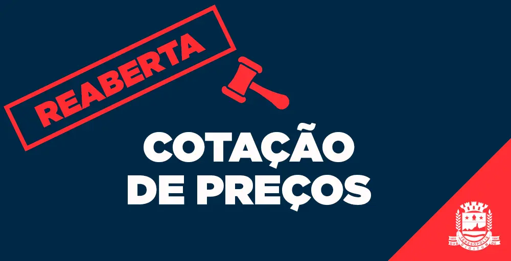 Read more about the article 068/2022 – Intenção de Cotação e Futura Aquisição por Procedimento Licitatório